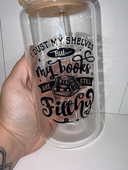 Bookish Sips - Glass Cups