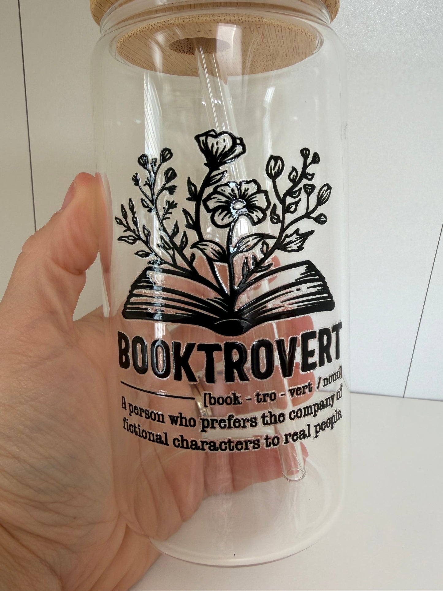 Bookish Sips - Glass Cups