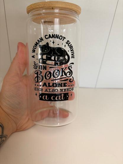 Bookish Sips - Glass Cups