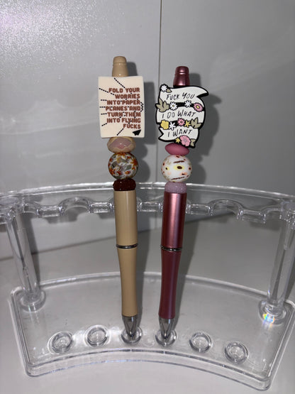 Silicone Beaded Pen