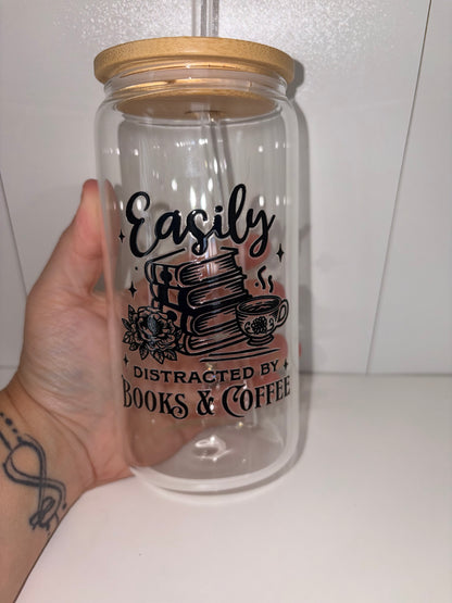 Bookish Sips - Glass Cups