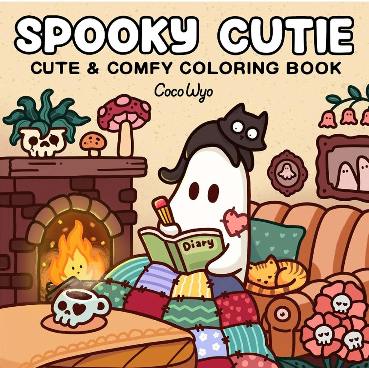 Spooky Cute Coloring Book
