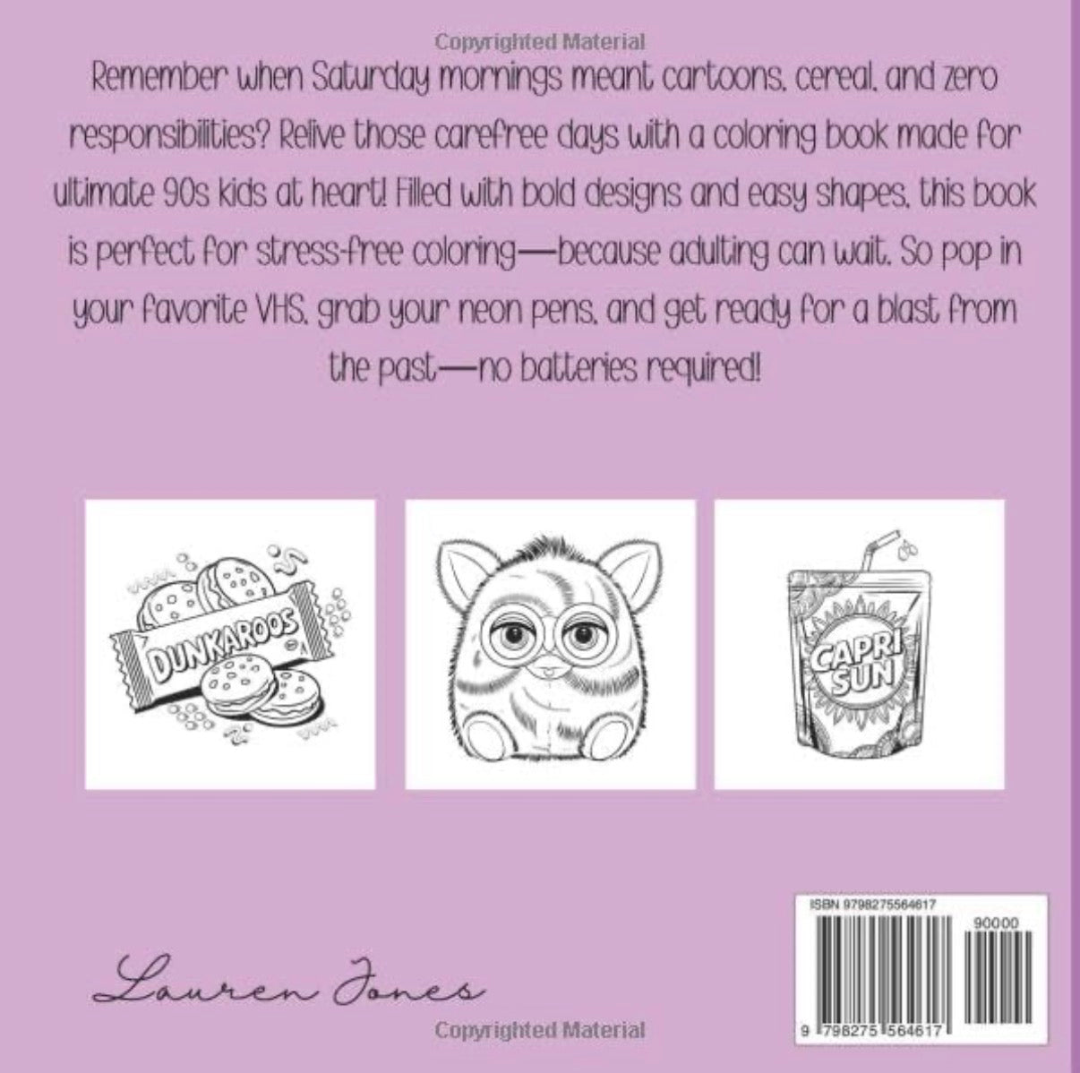 Color Me 90’s Coloring book