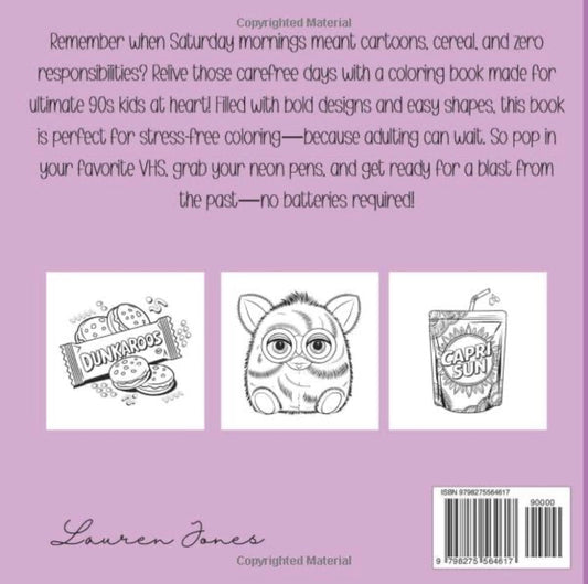 Color Me 90’s Coloring book