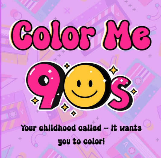 Color Me 90’s Coloring book