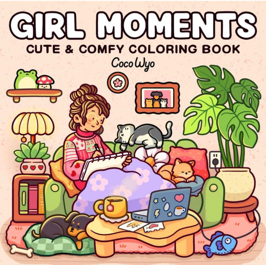 Girl Moments Coloring Book