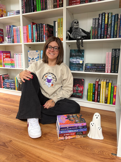 Ghosting You for Books & Coffee Crewneck